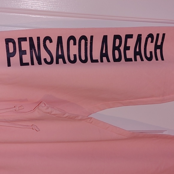 NWT Women's XL Sweatpant Joggers In Pink Pensacola Beach - Picture 3 of 7